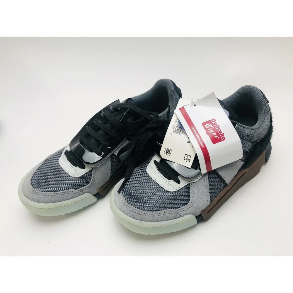 Onitsuka Tiger D-Trainer Slip-On Shoes 'Sheet Rock‎ Black Sneakers M 5 / W 6.5